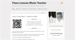 Desktop Screenshot of playpianolessonsperth.com