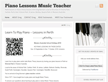Tablet Screenshot of playpianolessonsperth.com
